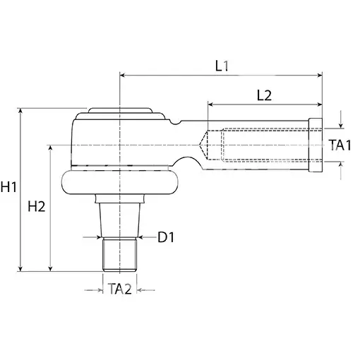 Commande En Gros Rotule Droite adaptable John Deere