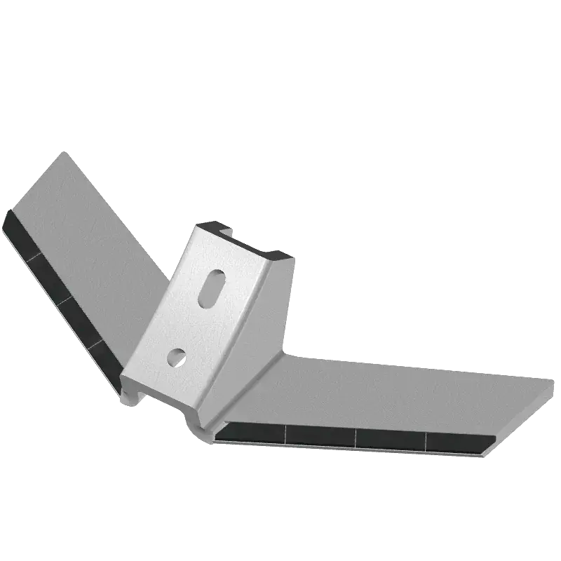 Réduction Vigne aileron plat type Actisol fl006600, 370X70X12 mm