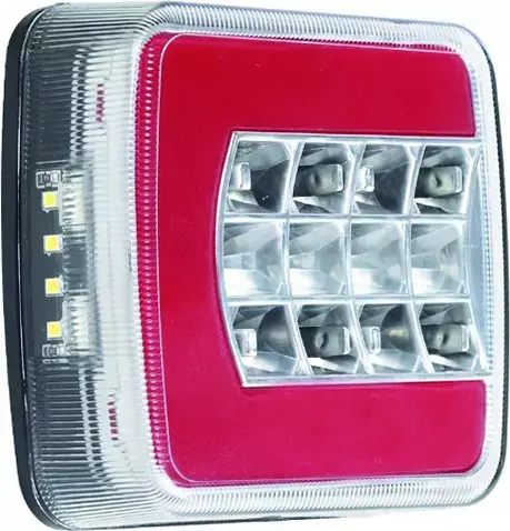 Feu arrière droit carre 4 fonctions led 12-24v Produit De Marque