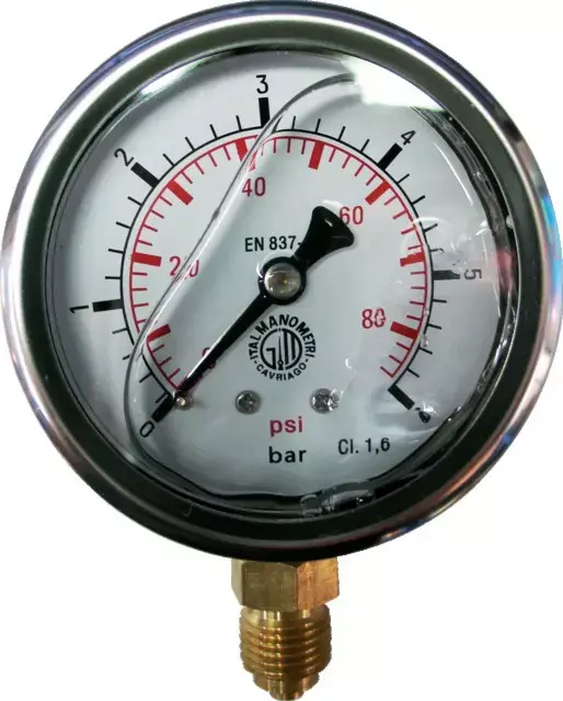 Jusqu'à Épuisement Des Stocks Manomètre 0-6 bars diamètre 63mm 1/4‘‘ gaz