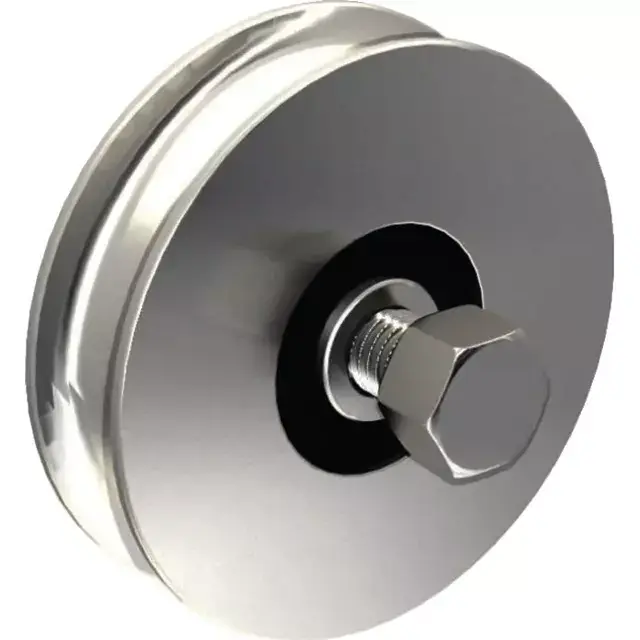 Meilleur Choix Galet acier gorge ronde force 400kg