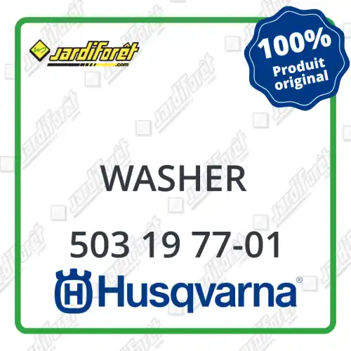 Washer Husqvarna - 503 19 77-01 Promotion Saisonnière