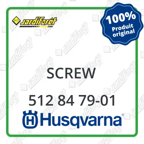 Paiement Sécurisé Screw Husqvarna - 512 84 79-01