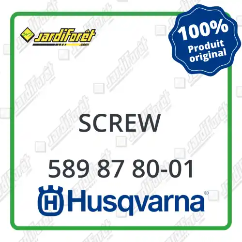 Screw Husqvarna - 589 87 80-01 Usine Directe