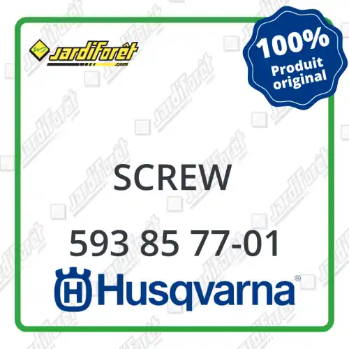 Jusqu'à Épuisement Des Stocks Screw Husqvarna - 593 85 77-01