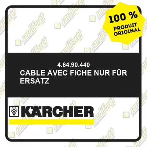 Prix Choc Cable avec fiche nur für Ersatz Karcher 46490440