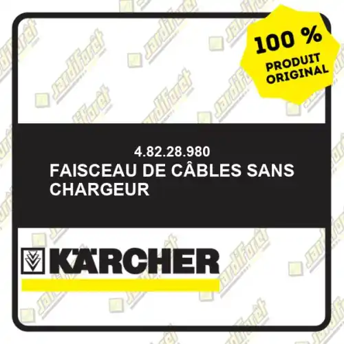 Authentique Faisceau de câbles sans chargeur Karcher 48228980