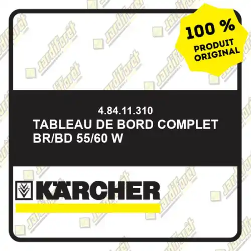 Nouveauté Tableau de bord complet BR/BD 55/60 W Karcher 48411310
