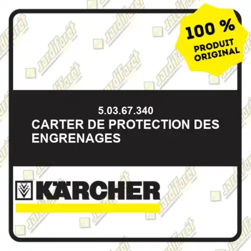 Carter de protection des engrenages Karcher 50367340 Meilleur Choix